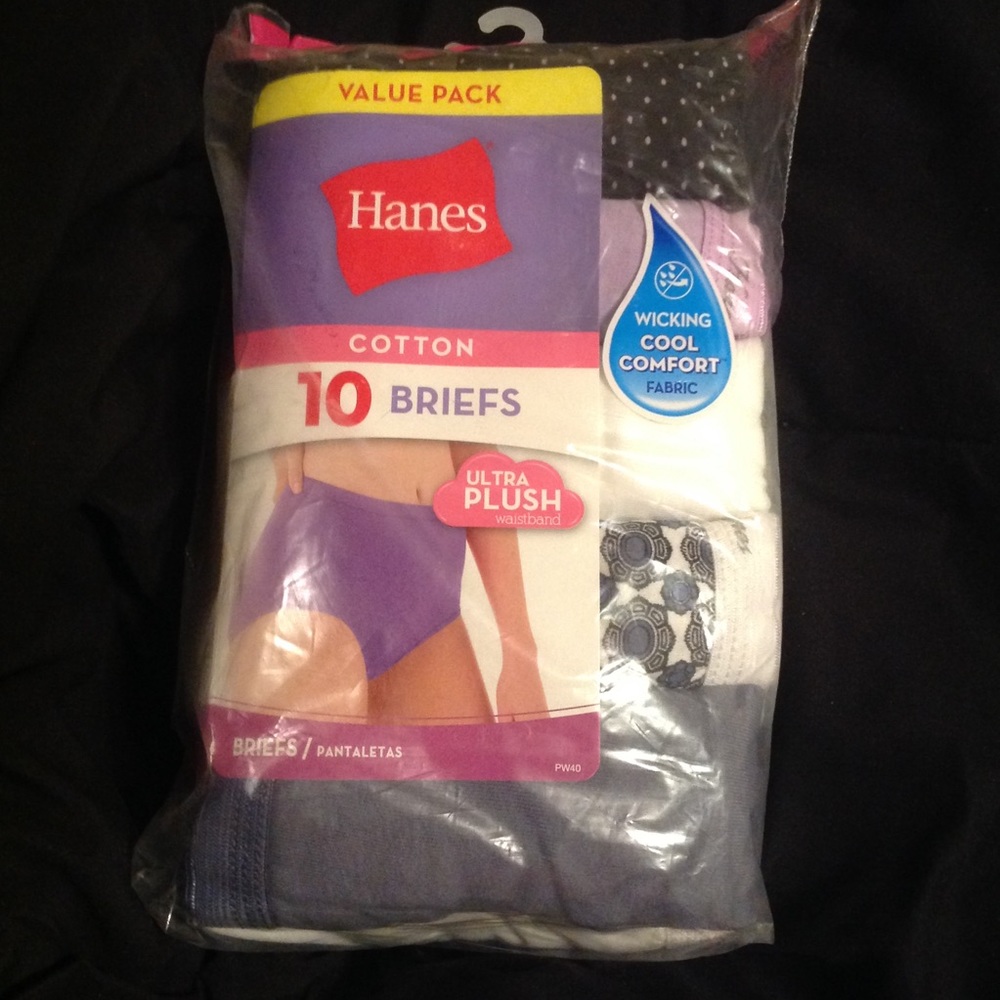 Hanes  Women's Tagless Briefs,10 Pack
